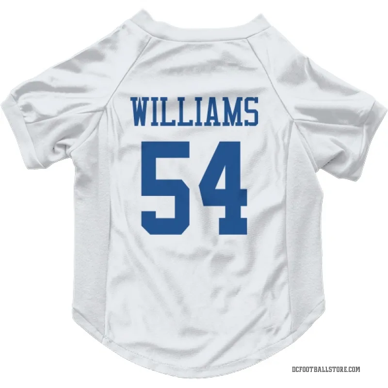 Sam Williams  White Dallas Cowboys  Cat & Dog Pet Jersey