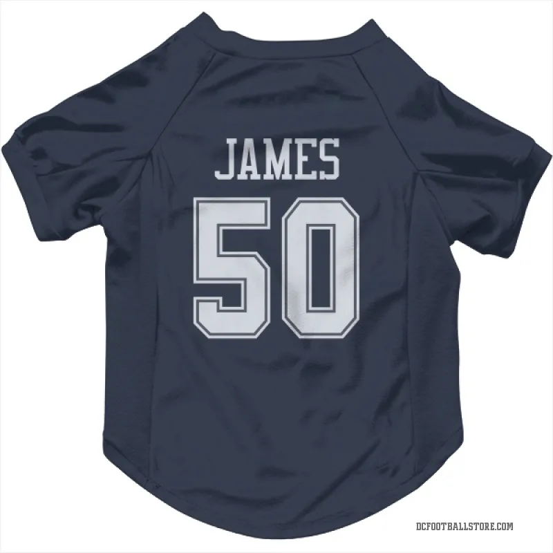 Shemar James  Navy Dallas Cowboys  Cat & Dog Pet Jersey