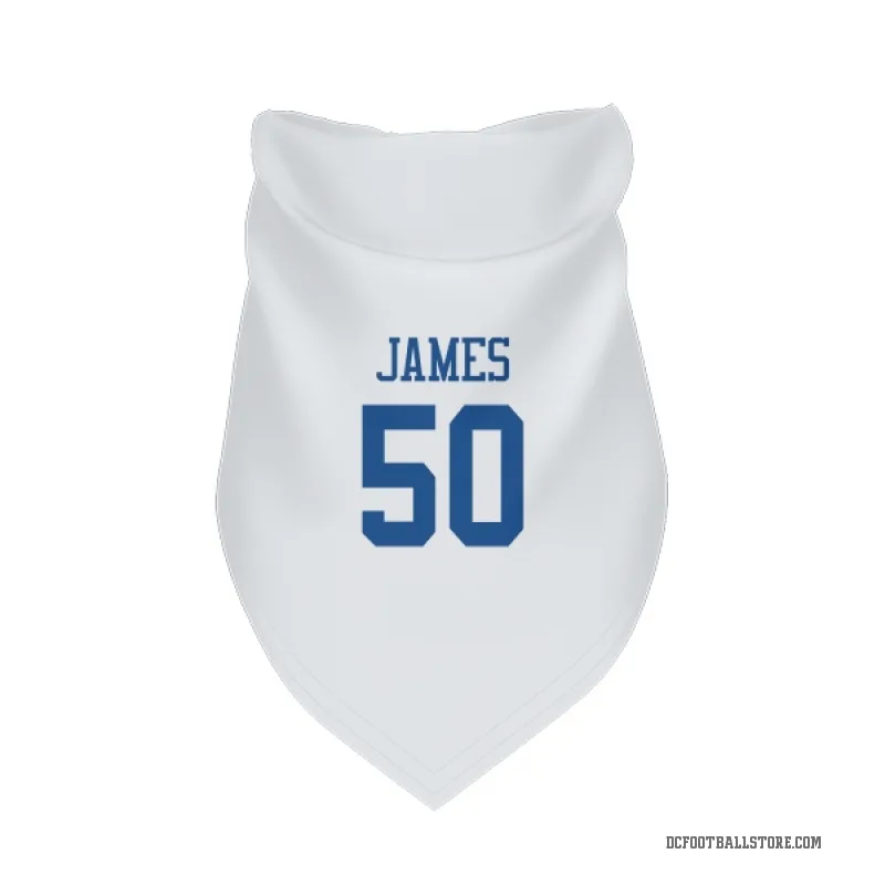 Shemar James  White Dallas Cowboys  Cat & Dog Pet Bandana