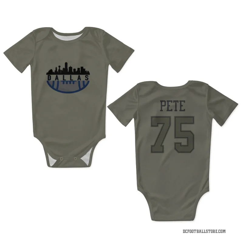 Shiyazh Pete  Olive Dallas Cowboys  Newborn & Infant Bodysuit