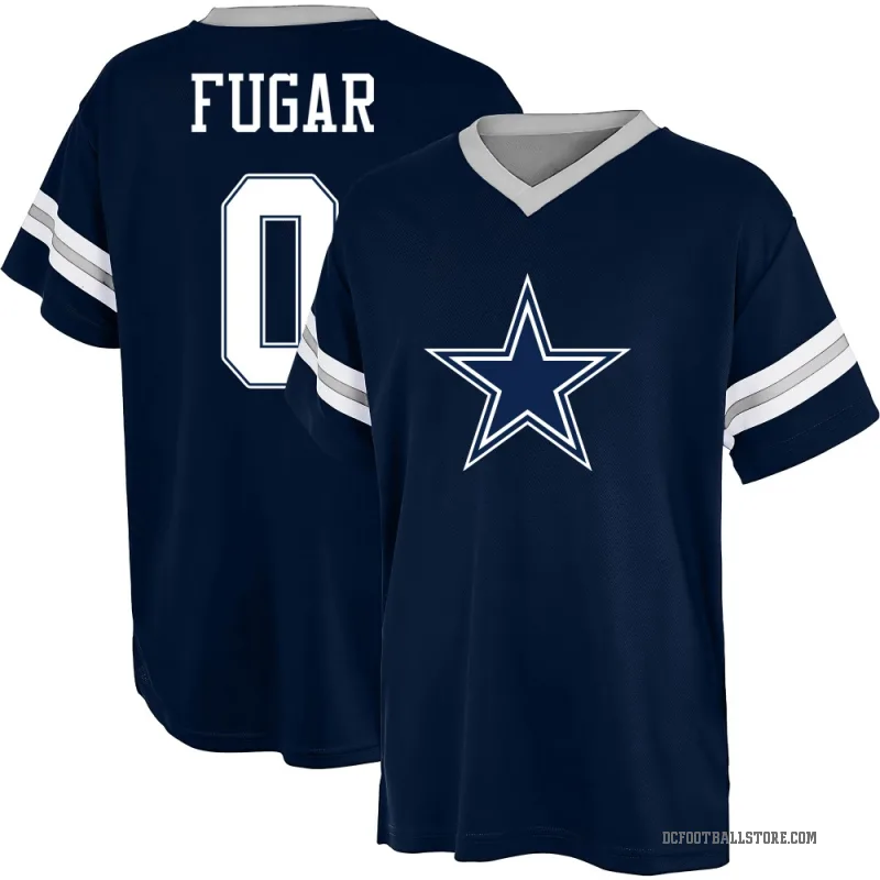 Sidney Fugar Men's NavyBlue Dallas Cowboys Navy Blue Game Day V-Neck T-Shirt