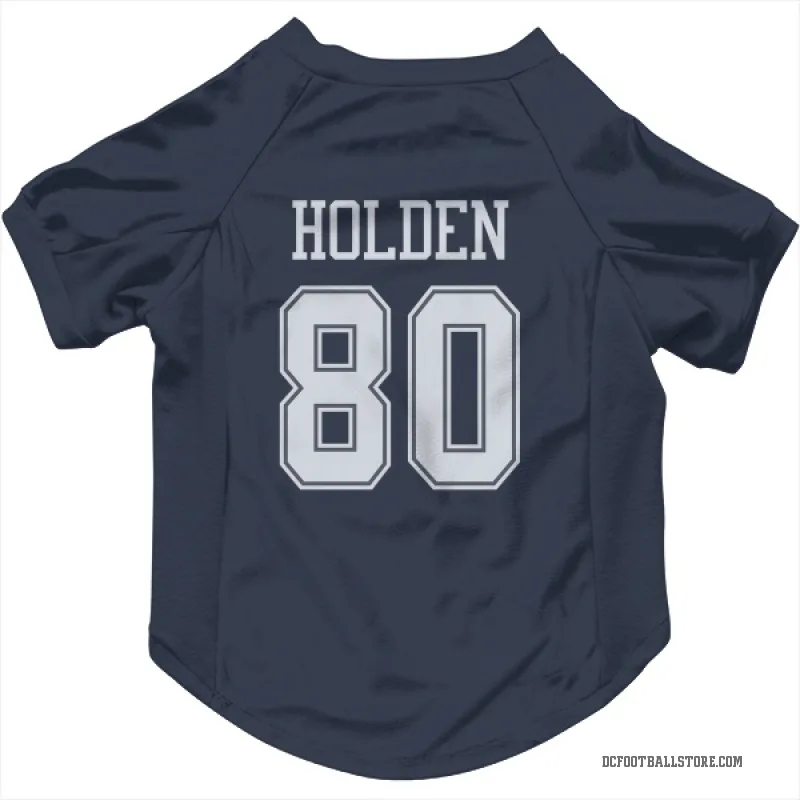 Traeshon Holden  Navy Dallas Cowboys  Cat & Dog Pet Jersey