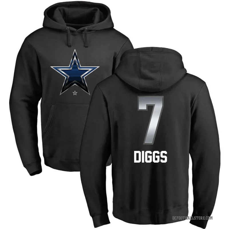 Trevon Diggs Men's Black Dallas Cowboys Midnight Mascot Pullover Hoodie