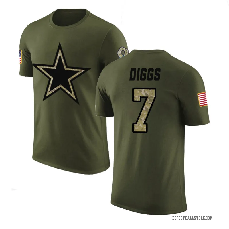 Trevon Diggs Men's Olive Dallas Cowboys Salute to Service T-Shirt