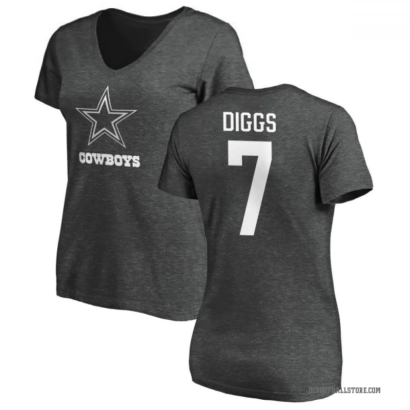 Trevon Diggs Women's Ash Dallas Cowboys One Color T-Shirt -