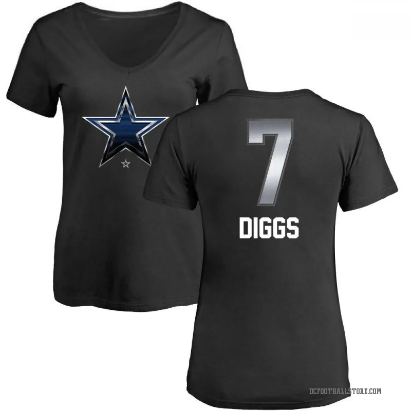 Trevon Diggs Women's Black Dallas Cowboys Midnight Mascot T-Shirt -