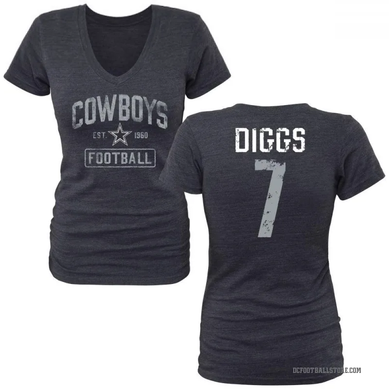 Trevon Diggs Women's Navy Dallas Cowboys T-Shirt -