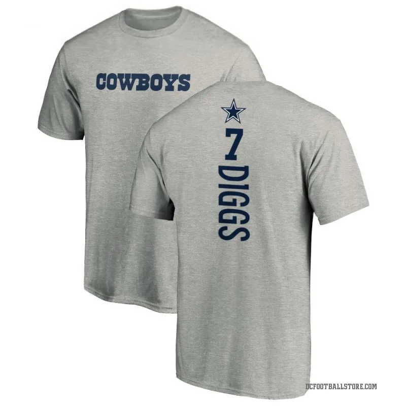 Trevon Diggs Youth Ash Dallas Cowboys Backer T-Shirt -