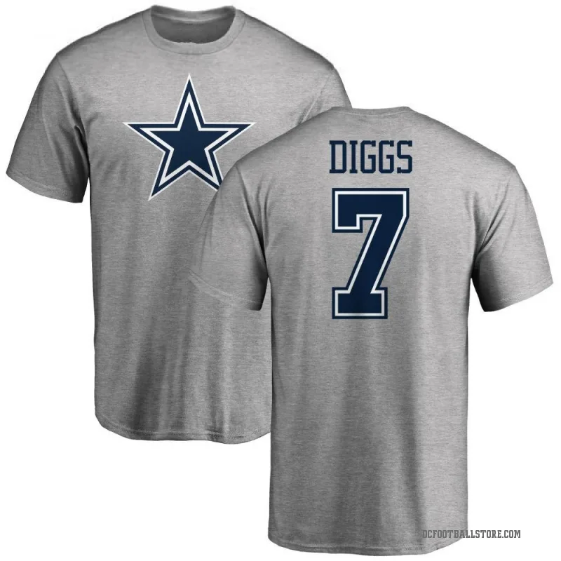 Trevon Diggs Youth Ash Dallas Cowboys Logo T-Shirt -