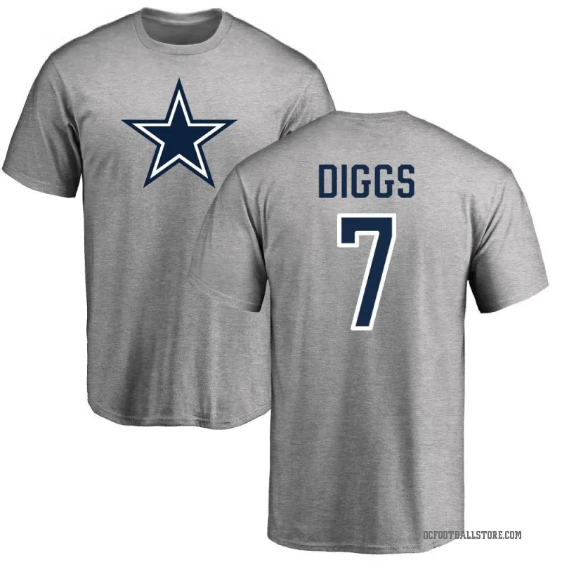 Trevon Diggs Youth Gray Dallas Cowboys Logo T-shirt -