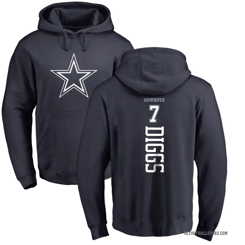 Trevon Diggs Youth Navy Dallas Cowboys Pro Line by Branded Backer Pullover Hoodie