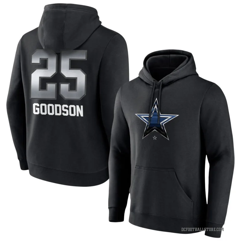 Tyler Goodson Men's Black Dallas Cowboys Midnight Mascot Pullover Hoodie