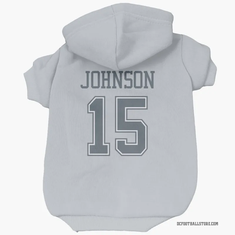 Tyler Johnson  Gray Dallas Cowboys  Cat & Dog Pet Hoodie