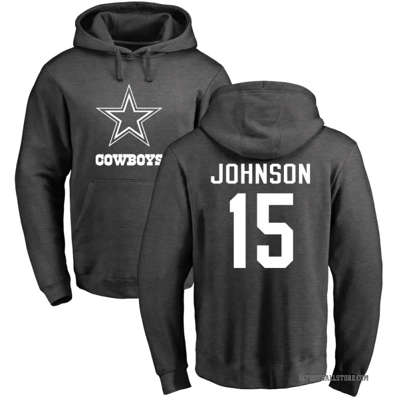 Tyler Johnson Men's Dallas Cowboys Pro Line by Branded Ash One Color Pullover Hoodie