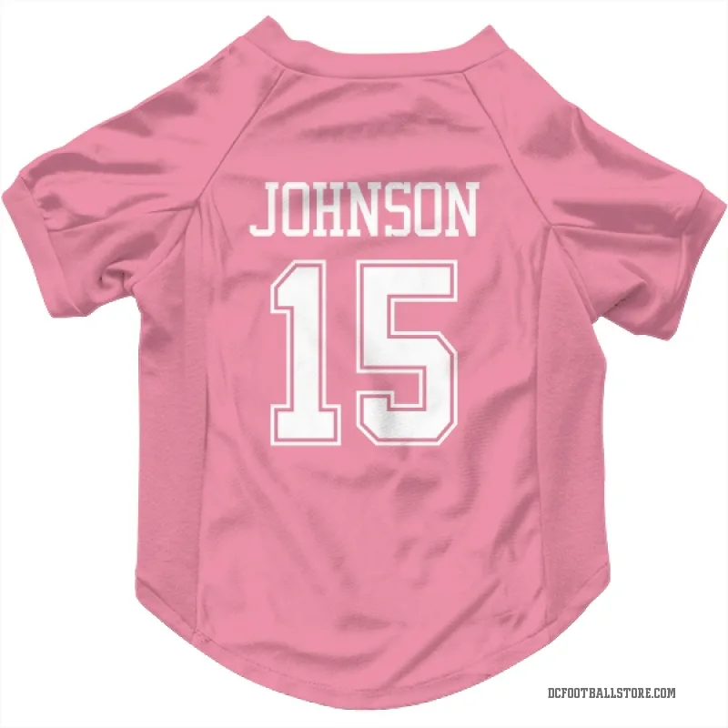 Tyler Johnson Pink Dallas Cowboys Cat & Dog Pet Jersey
