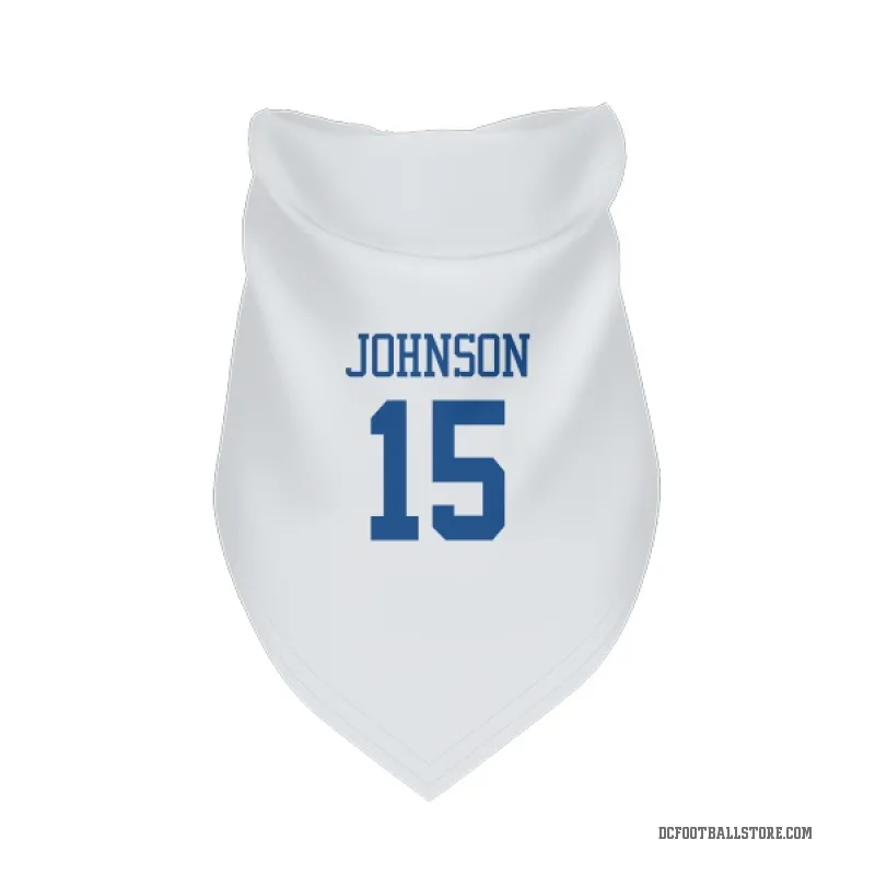 Tyler Johnson  White Dallas Cowboys  Cat & Dog Pet Bandana