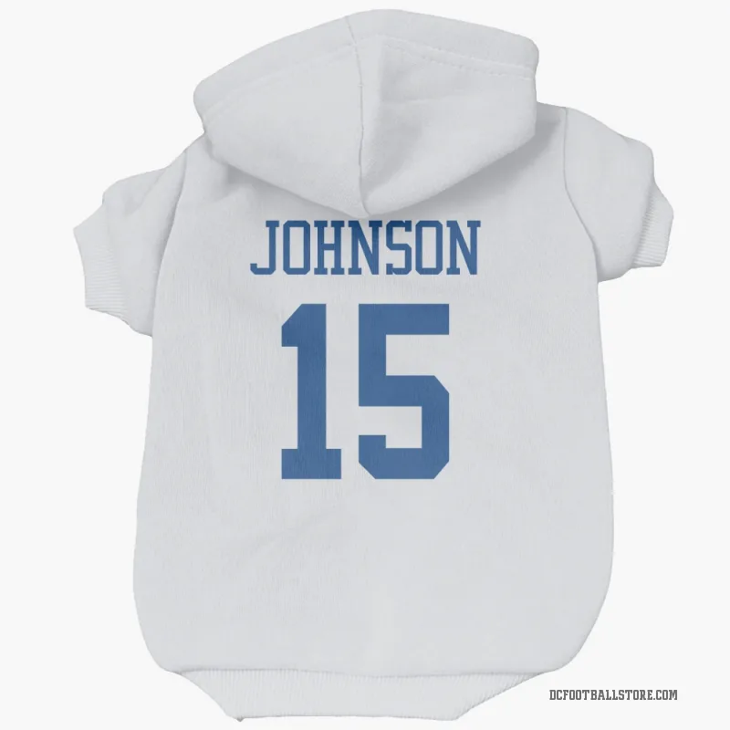 Tyler Johnson  White Dallas Cowboys  Cat & Dog Pet Hoodie