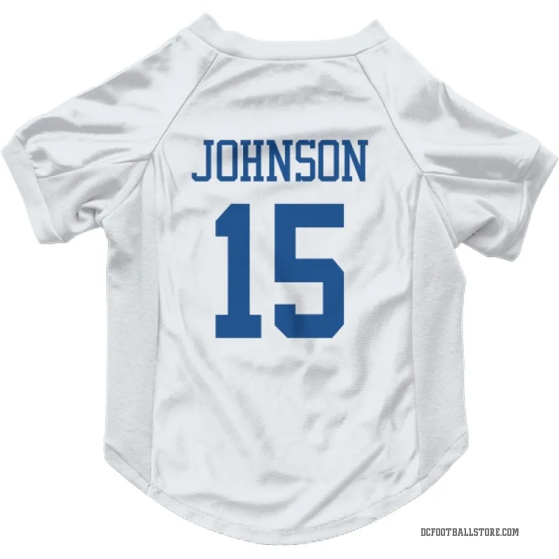 Tyler Johnson  White Dallas Cowboys  Cat & Dog Pet Jersey