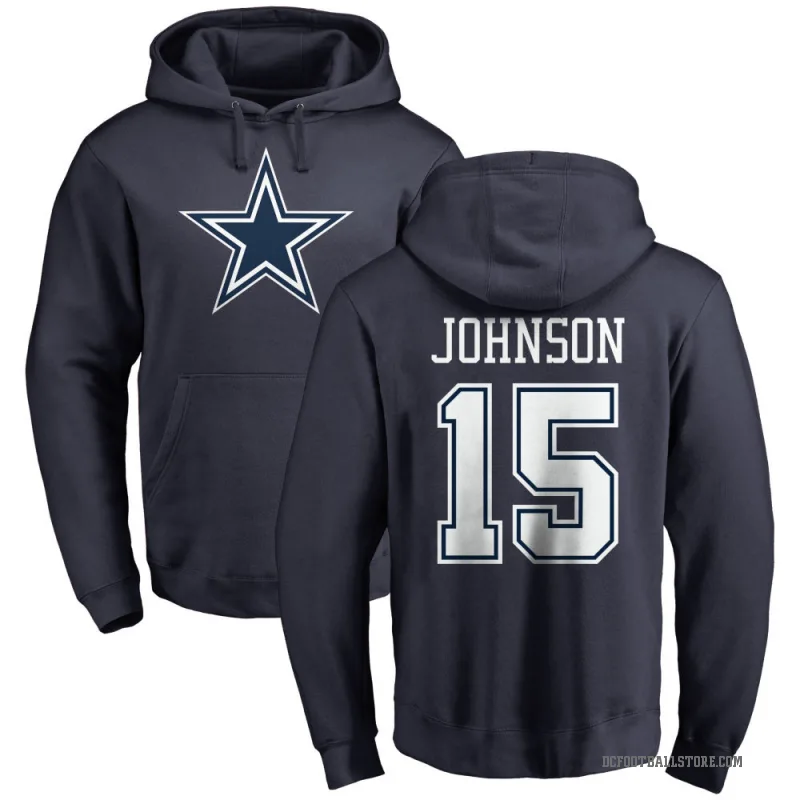 Tyler Johnson Youth Navy Dallas Cowboys Pro Line by Branded Pullover Hoodie