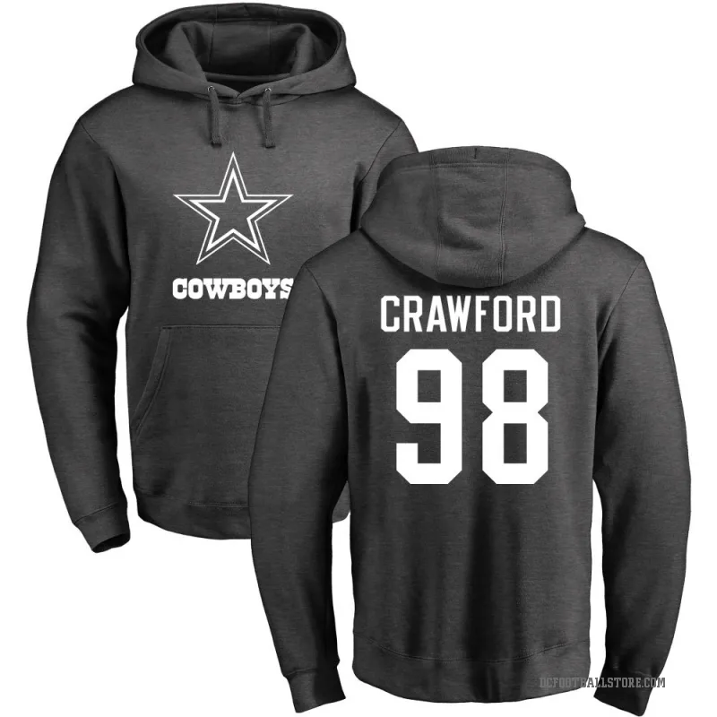 Tyrone Crawford Youth Dallas Cowboys Pro Line by Branded Ash One Color Pullover Hoodie