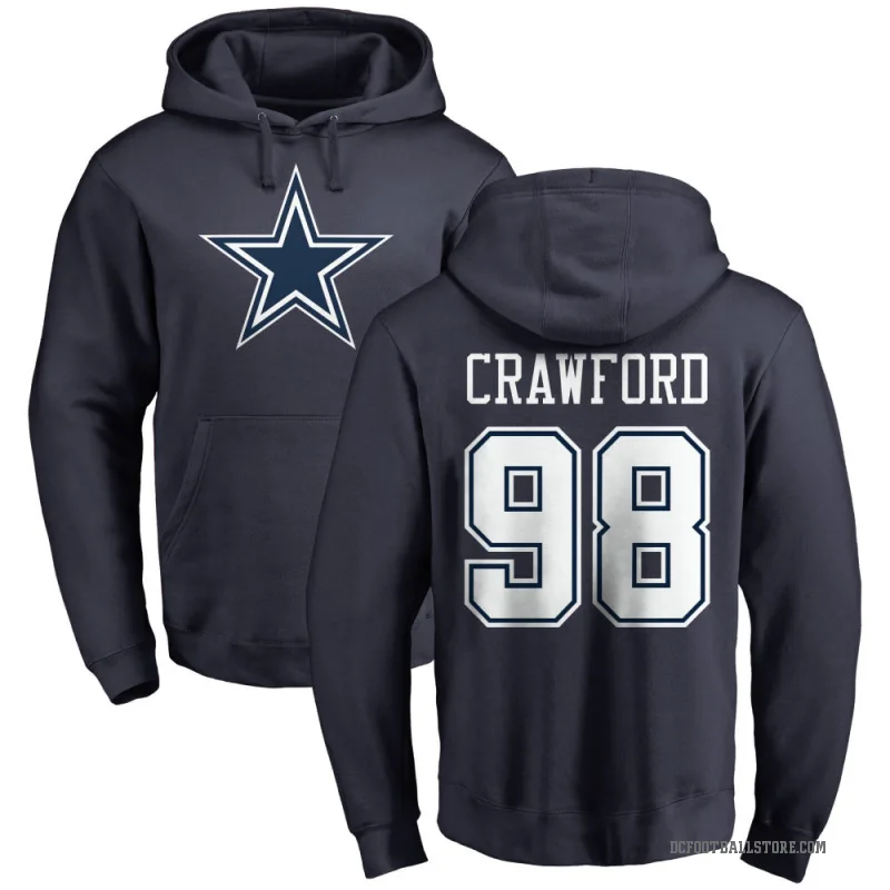 Tyrone Crawford Youth Navy Dallas Cowboys Pro Line by Branded Pullover Hoodie