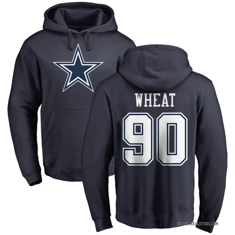 Tyrus Wheat Men's Navy Dallas Cowboys Pro Line by Branded Pullover Hoodie