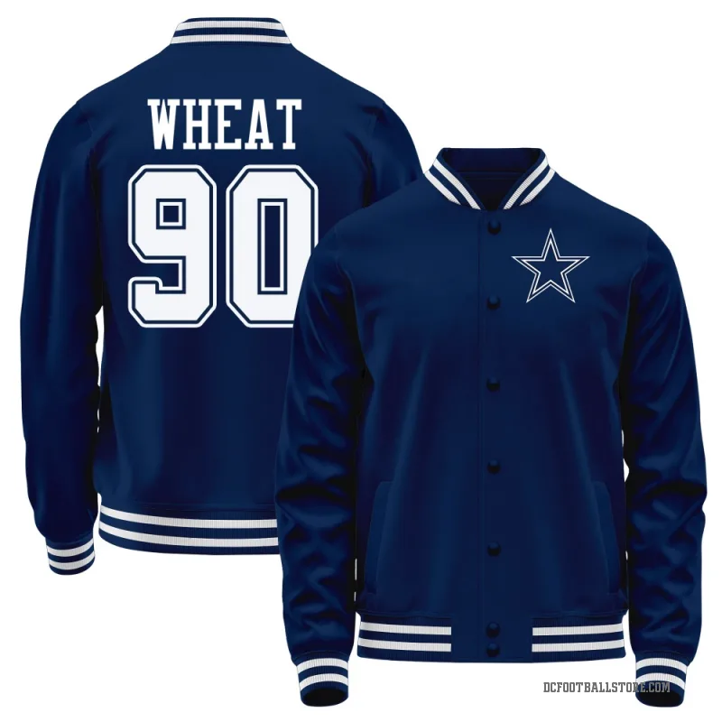 Tyrus Wheat Youth Navy Dallas Cowboys Full-Snap Jacket